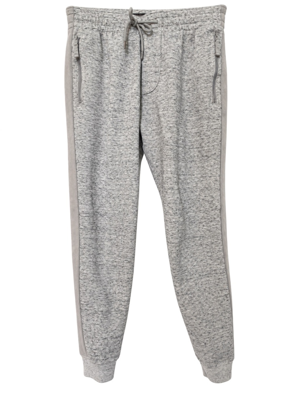 Abercrombie & Fitch Light Gray Heather Jogger Sweatpants